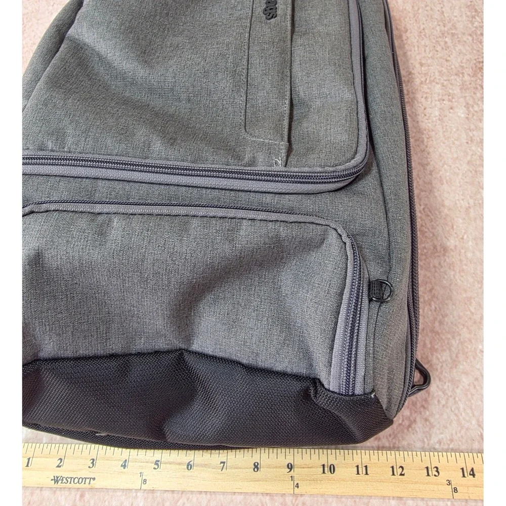 eBags TLS Professional Weekender Convertible Laptop Backpack Gray 20.5
